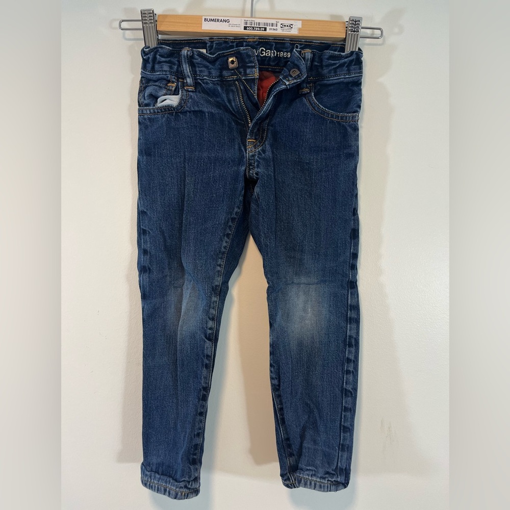 BabyGap Boys size 5 flannel lined straight jeans